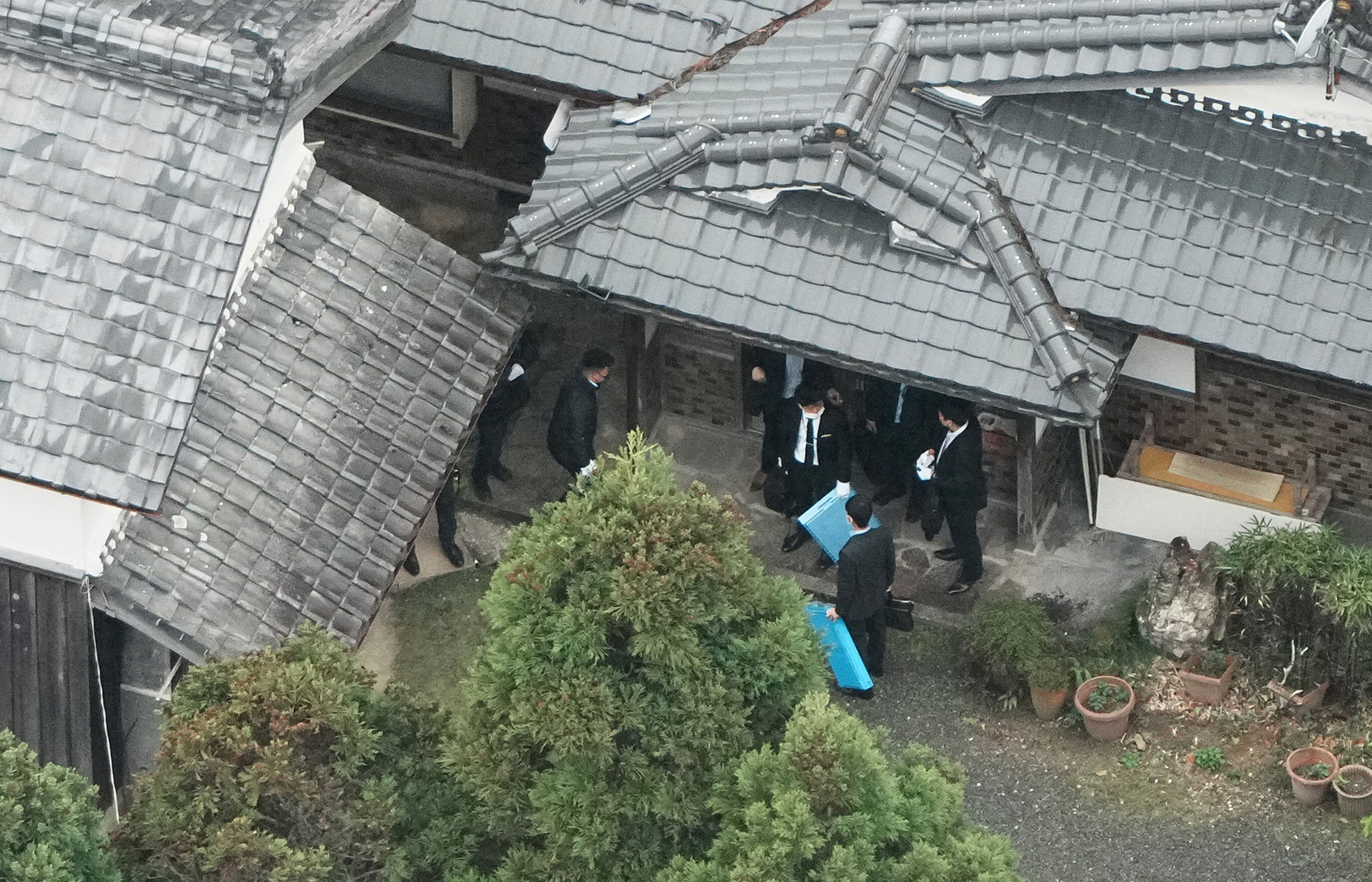 ▲▼ 日本京都府警方搜索11歲男童安達結希住處。（圖／達志影像／美聯社）