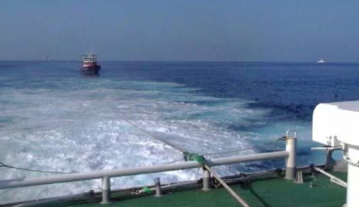 ▲▼台灣籍漁船「引擎故障」受困釣魚台海域。（圖／第11管區海上保安本部）