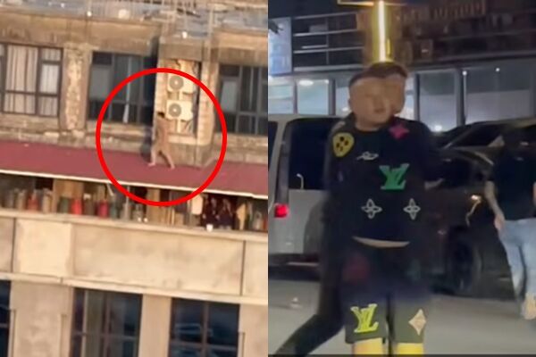 8736629 ▲▼「上百豬仔」逃竄畫面曝!柬警掃蕩詐騙園區 跳臭水溝狼狽逃跑。(圖/翻攝自柬中時報)