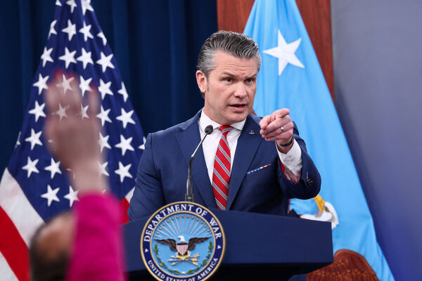 d8730127-1 ▲▼美國戰爭部長赫格塞斯(Pete Hegseth)。(圖/路透)