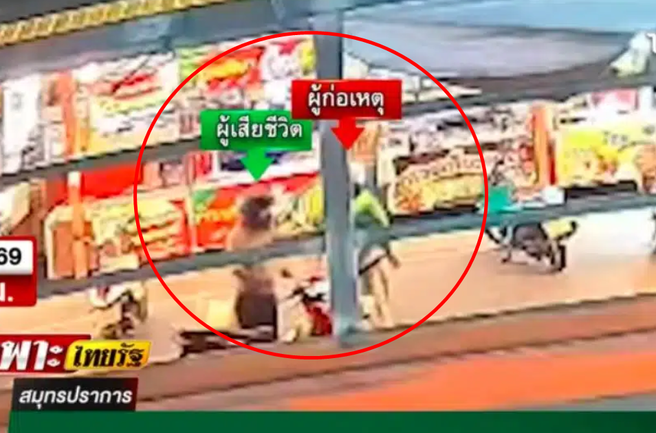 ▲▼目睹路人「滿身血倒地」！泰男熱心幫忙　衝進人群才知是親爸。（圖／翻攝自@ThairathNewsShow）