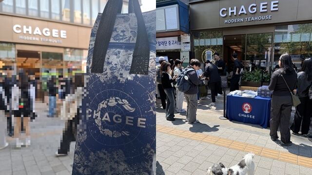 8726799 ▲▼中國手搖茶飲品牌「霸王茶姬」在首爾新村開設分店,排隊至少得等候188分鐘。(圖/翻攝自X)